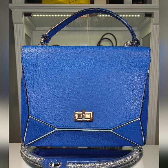 Henri Bendel Cobalt Blue Bijoux Top Handle satchel